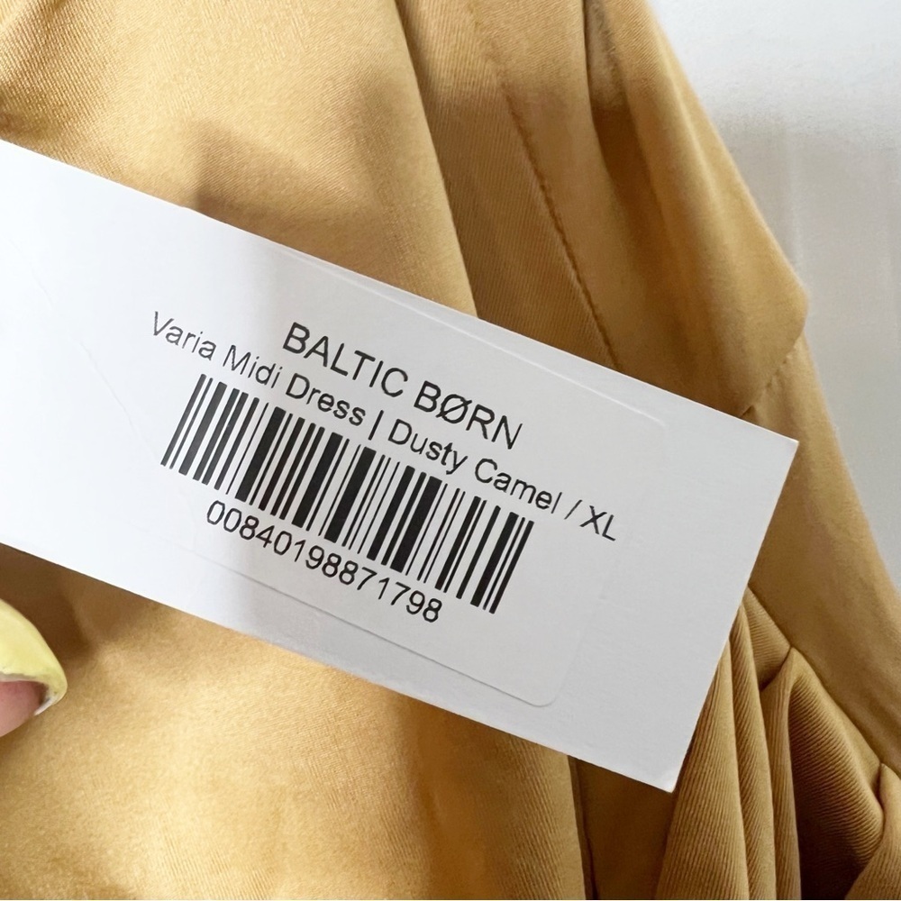 NEW with tags Baltic Born Varia Midi Dress in Dusty Caramel Size XL - Picture 5 of 6